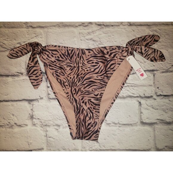 NWT Xhilaration Junior's Size XS Animal Print Bikini 2pc Swimsuit Set - Picture 2 of 6